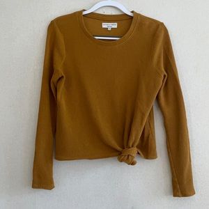 Madewell Tie-up Texture and Thread Sweater